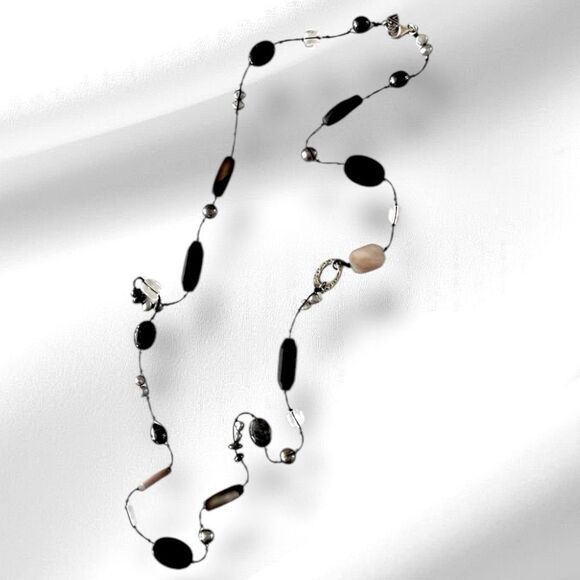 Silpada Retired N1796 DOWNTOWN Necklace with sterling silver and multiple stones - Picture 5 of 6